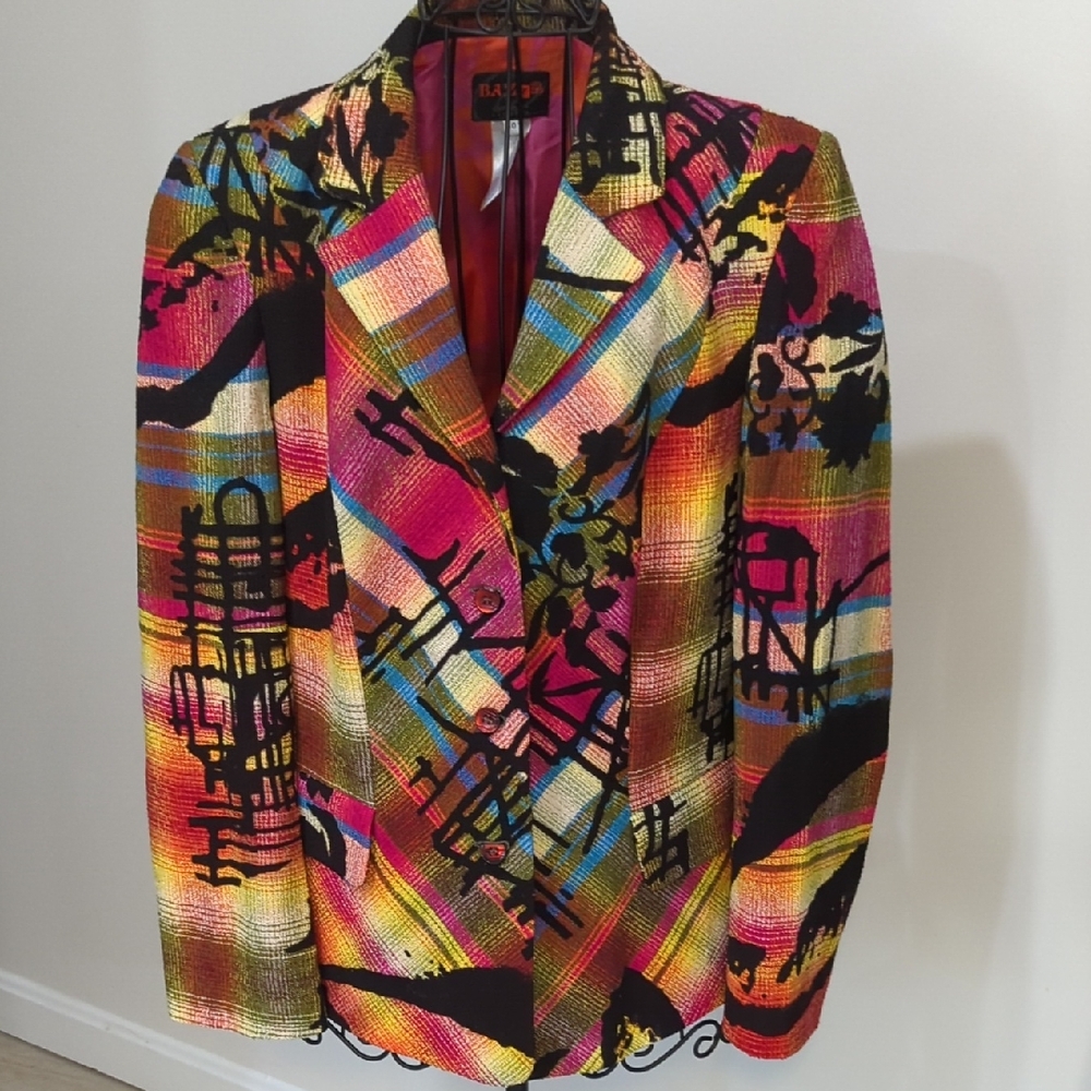 Christian Lacroix Multicolor Abstract Blazer